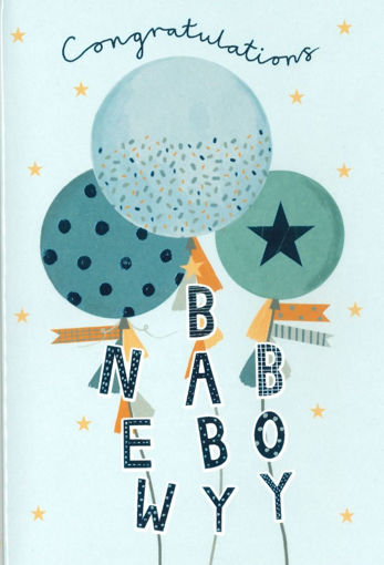 Picture of NEW BABY BOY CARD